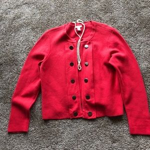 Chico’s red sweater/jacket size 2